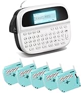 EazeID Label Maker Machine with-Tape Waterproof, M950 Rechargeable Handheld Labeler with Keyboard...