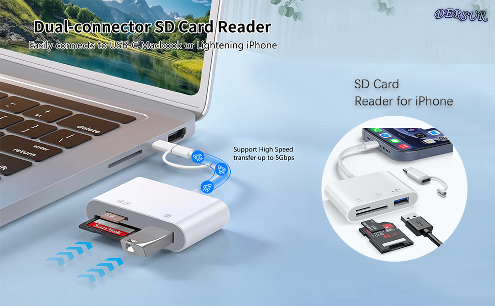 SD Card Reader for iPhone