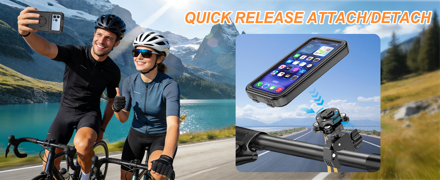 waterproof motorcycle phone holder mount
