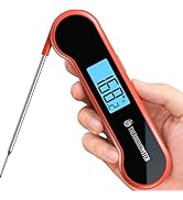 0.5 Sec Instant Read Meat Thermometer Digital with ±0.5? Precision, Food Thermometer for Cooking ...