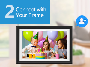 FRAMEO 10.1 Inch Smart WiFi Digital Photo Frame Digital Picture Frame