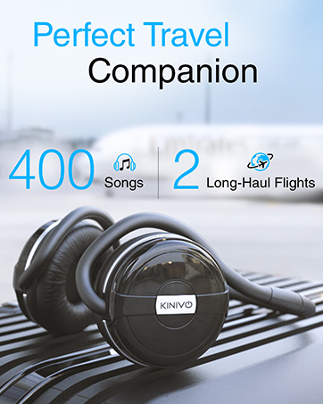 kinivo bth220 music player headphone 20 hour workout travelling wireless bluetooth 4.0 sound pc ipad