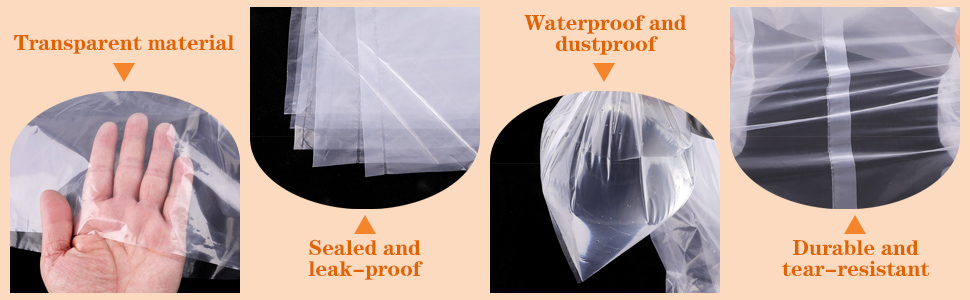 clear storage bags
