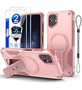 for Samsung Galaxy A06 case[Compatible with MagSafe][with 2 * 9H Tempered Glass Screen Protector]...