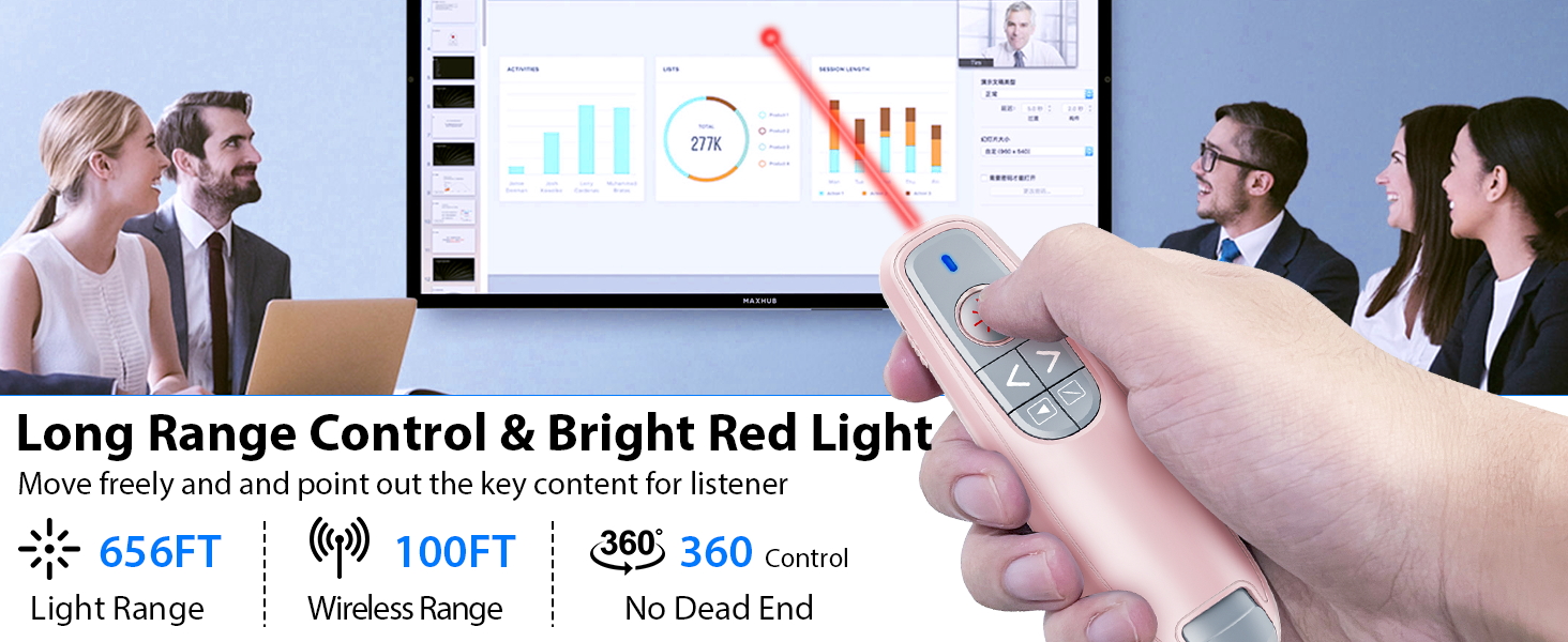 presentation clicker wireless presenter remote clicker