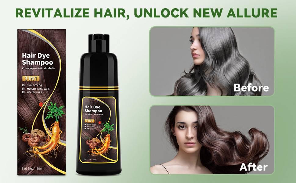 hair dye shampoo