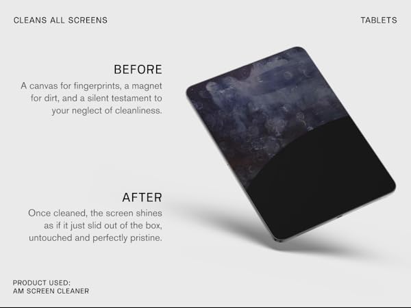 tablet am screen cleaner