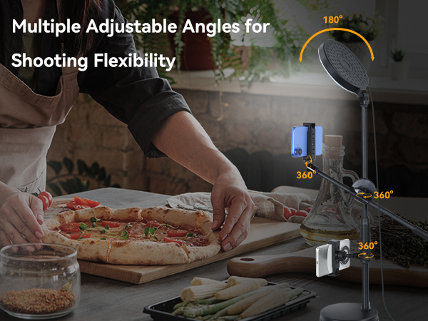 Multiple Adjustable Angles for Shooting Flexibility