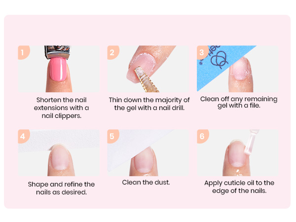 How to Remove Nail Extensions