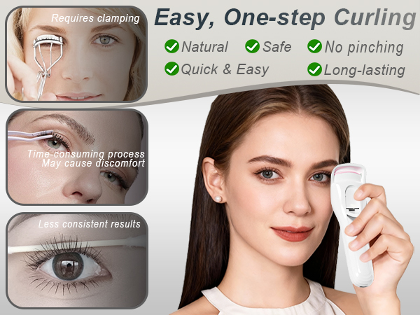 Lilonthy eyelash curler heated
