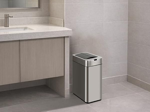 automatic trash cans touchless