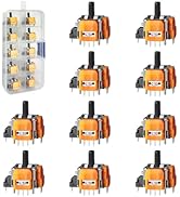 HLRAO 10PCS Hall-Effect Joysticks Replacement for DualSense PS5 Controller, 3D Analog Sensor Whee...