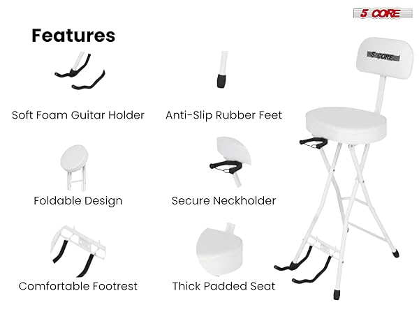 GSTOOL OVAL WH REST