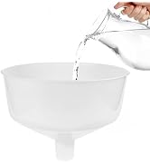 DOERDO Filling Funnel Plastic Wide Mouth Canning Funnel Oil Resin Filter Cup for Kitchen,Garden, ...