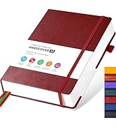 FOCUS DAY Lined Thick Journal Notebook for Writing Women Men, 320 Pages, Medium 5.7 inches x 8.4 ...