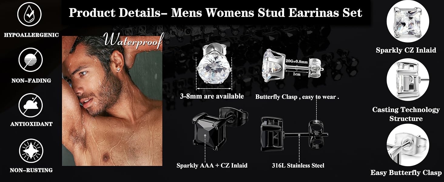 mens earrings