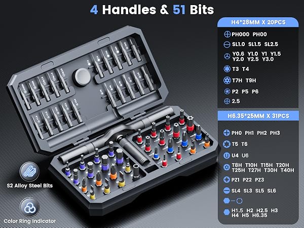 55 in 1 screwdriver set