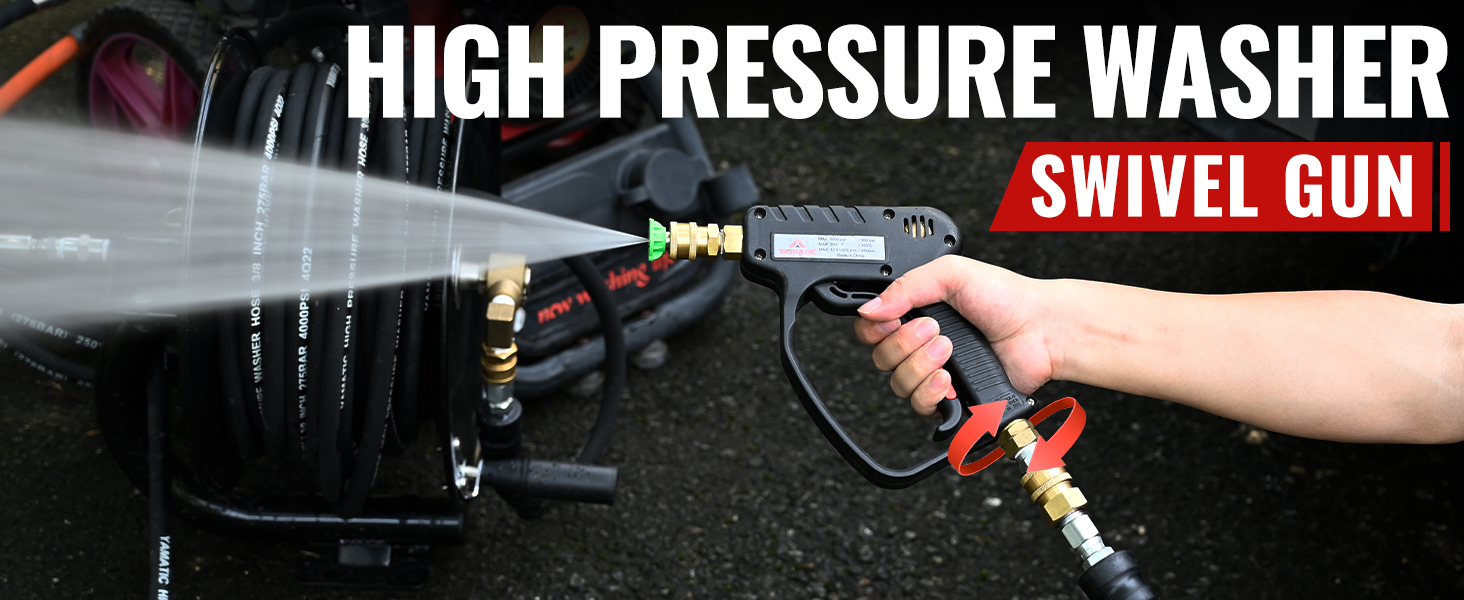 High Pressure Washer Swivel Gun