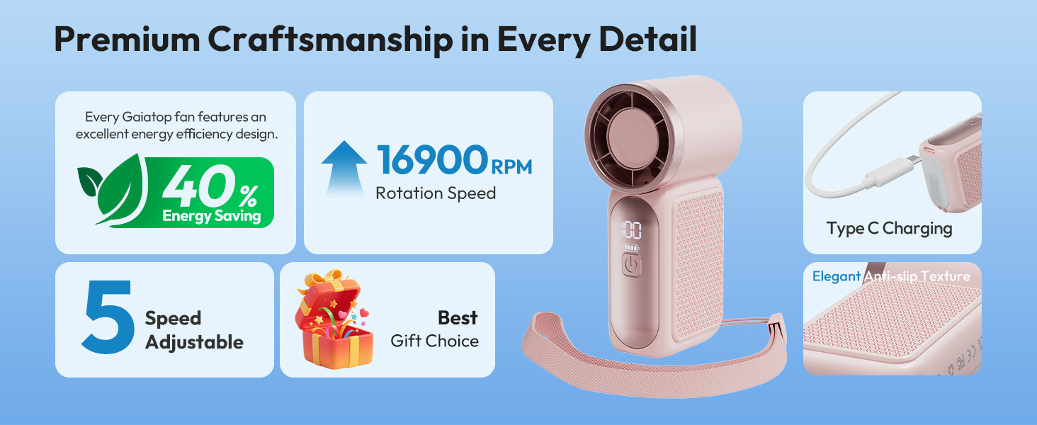 mini handheld hand held portable fan