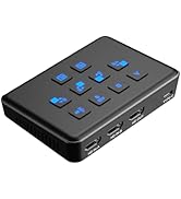 Dual HDMI Capture Card with Stream Switcher, Stream and Record in 1080p60 Video Capture Card for ...