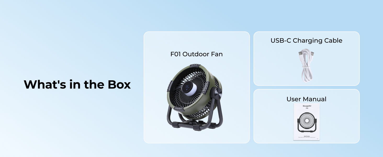 Complete Outdoor Fan Set