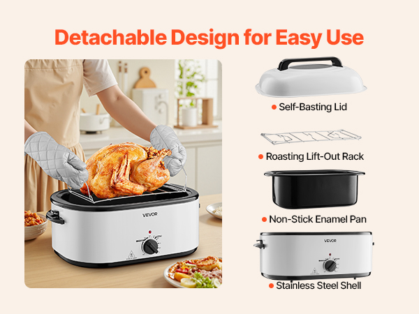 multifunctional electric roaster oven