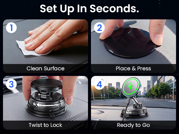 magnetic car phone holder for iphone16/17/18promax