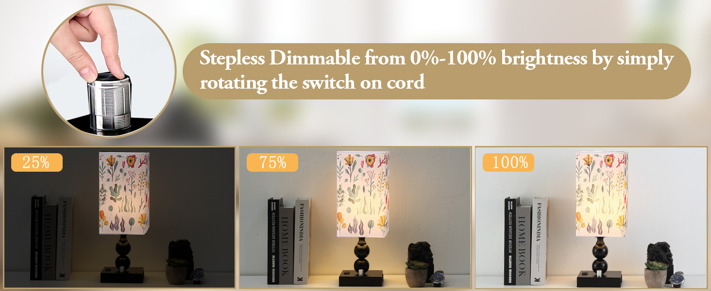 table lamp dimmable