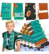 MENOLY 32 Packs Football Cooling Towels Bulk 40 x 12 Inch Sport Cooling Towels for Neck and Face ...