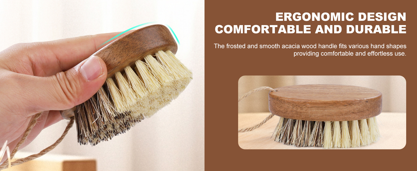 wooden vegetable brush