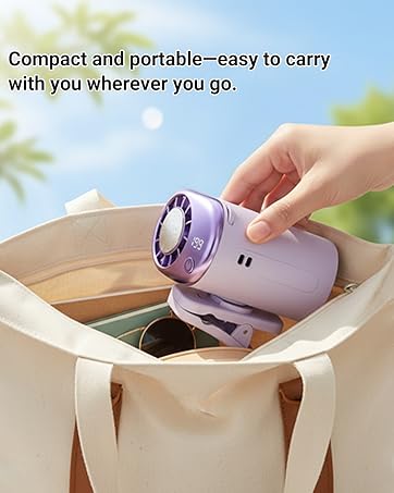 2026 Mini Portable Car Clip on Air Conditioner Fan