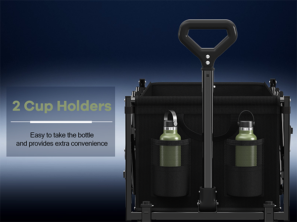 Hikemoon beach wagon cart with 2 cup holders