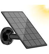 StartVision Solar Panel for Security Camera,5V 3.5W Solar Panel with Micro USB &amp; USB-C Port, Cont...