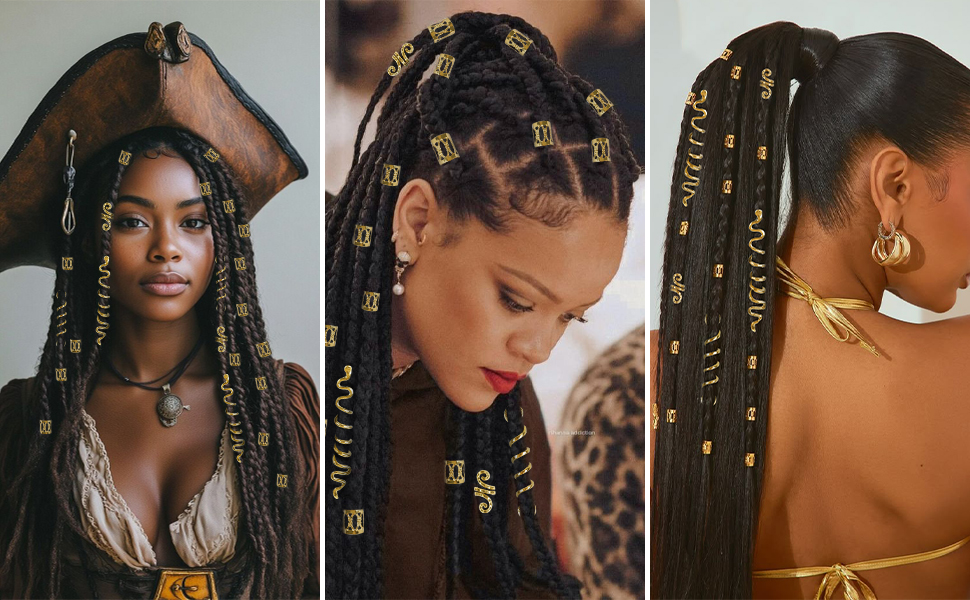 Gold Hair Accessories for Women