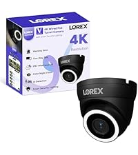 Lorex Connect (New App) | V5 4K Add-On IP PoE Bullet Camera to V-Series NVR | Black | Cables Not Inc...