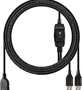 Vrllinking USB Splitter Cable,Printer Sharing Switch Cable, USB Splitter 2 Male 1 Female for Prin...