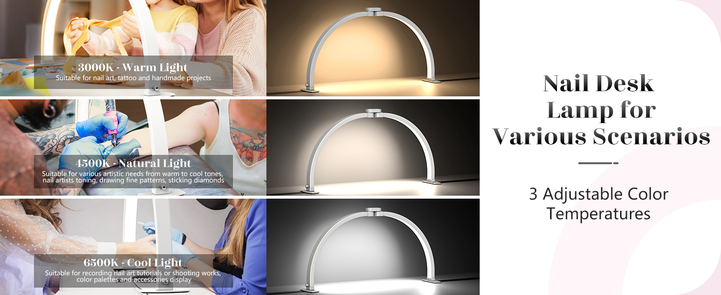 lamp for nails table