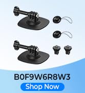 Maectech 2Pcs Flexible Adhesive Helmet Mount for Insta360 X5 for GoPro Hero | 3M strong adhesive ...