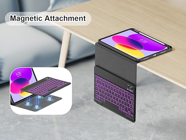 Detachable keyboard for ipad 10th generation 2022