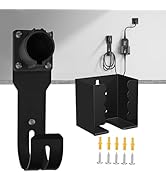 EV Charger Holder Wall Mount Kit, Ev Charging Cable Holder, EV Cable Box Organizer&amp;J-Hook Electri...