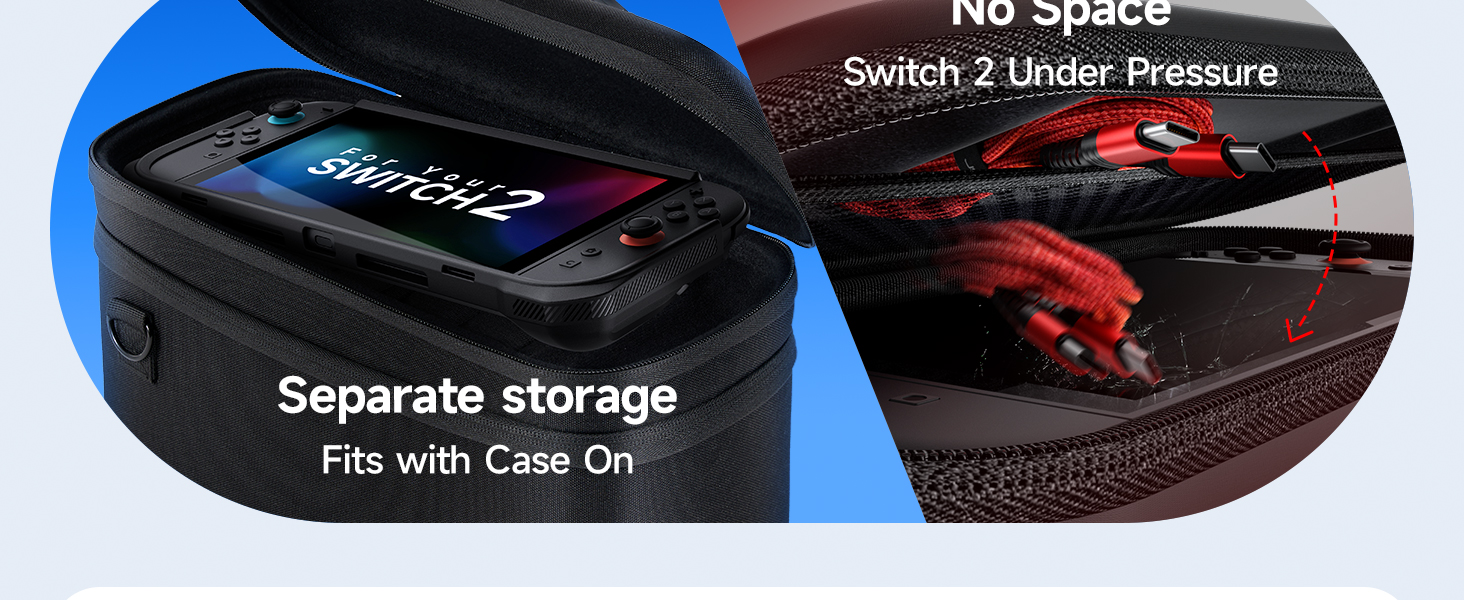 Nintendo Switch 2 Case Large Capacity