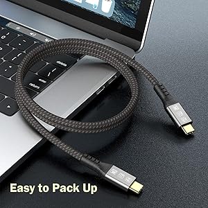 thunderbolt 4 braided cable