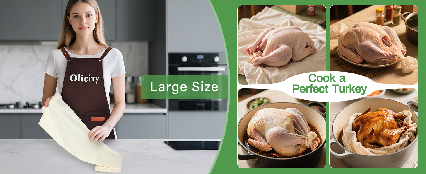 Large size and Cook a perfect turkey