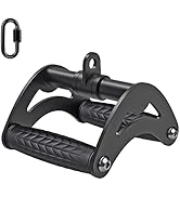 SELEWARE D-Handles &amp; V-Handle Cable Machines Attachments for Gym, Heavy Duty Non-Slip Exercise Ha...