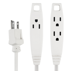 3 outlet straight head