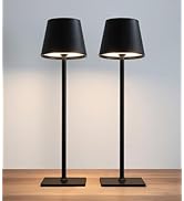 AIHYING 2 Pack Cordless Rechargeable LED Table Lamp with Dimmer 5000mAh Battery Operated Portable...