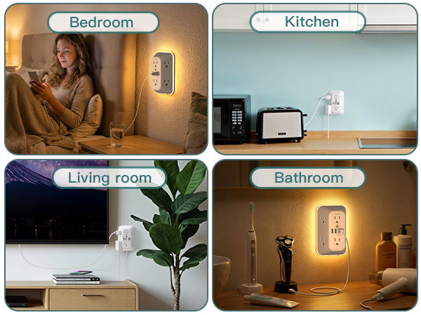 Suitable for bedroom, kitchen, living room and bathroom