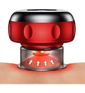 5-in-1 Smart Dynamic Cupping Therapy Massager Set, 12 Levels Heat &amp; Suction Cupping Kit for Massa...
