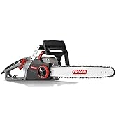 Oregon CS1500 18-inch 15 Amp Self-Sharpening Corded Electric Chainsaw, Low Kickback, Auto-Tension...