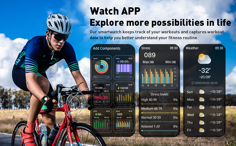 Heart Rate Monitor/Sleep Monitor Watch